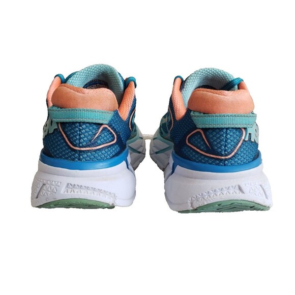 Hoka One One Clifton 3 Running Shoes Women's Size 7.5 Blue Coral Cushion 1012045 - Picture 7 of 11